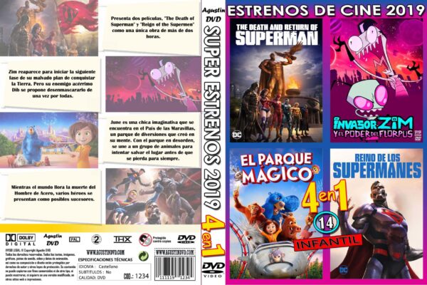 1234 - ESTRENOS EN CINE 2019 - VOL. 14 - INFANTIL - 4EN1