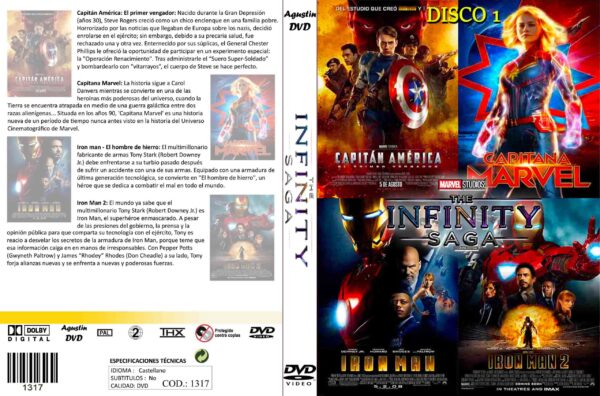 1317 - SAGA DEL INFINITO - DISCO 1 - 4EN1