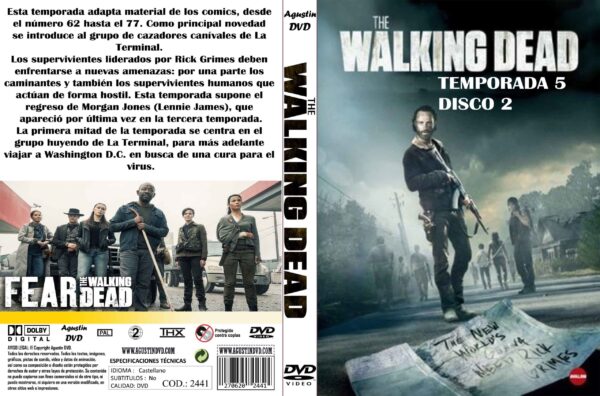 2441 - THE WALKING DEAD TEMPORADA 5 DISCO 2