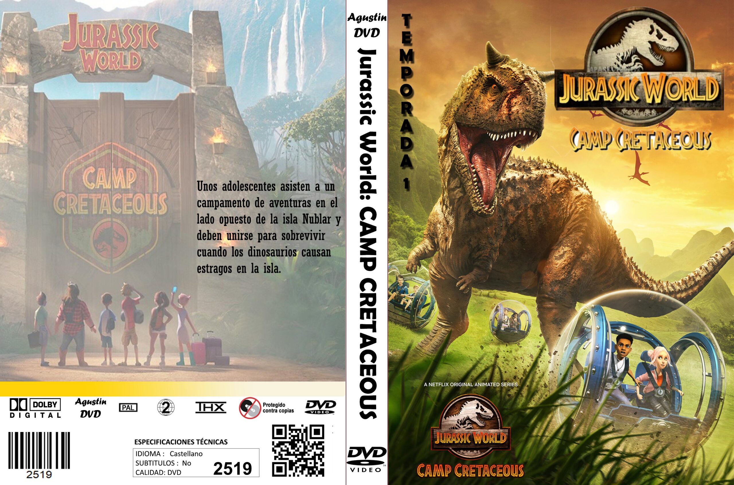 2519 Jurassic World Camp Cretaceous Temp 01 Catalogo Dvd