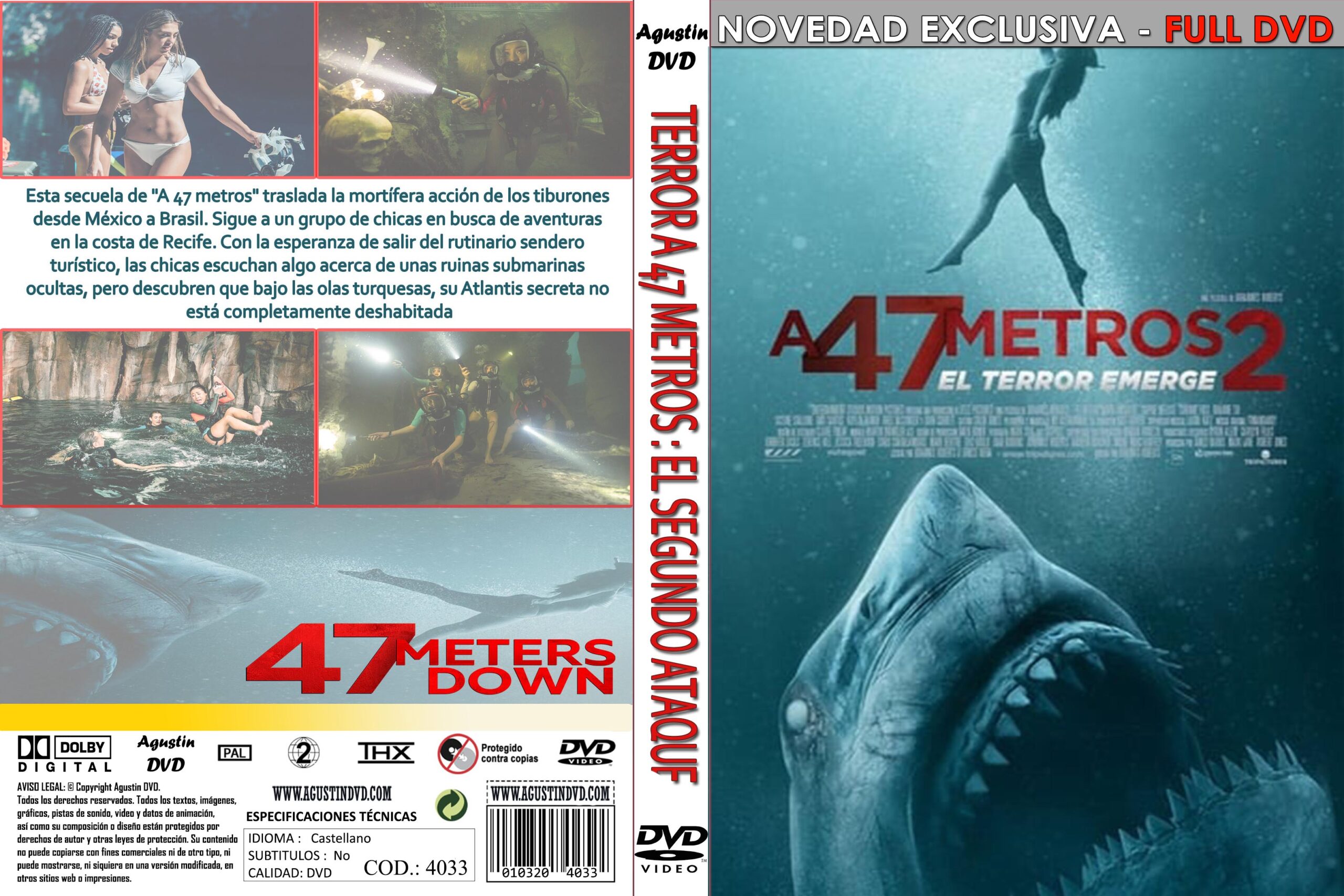 4033 Terror A 47 Metros El Segundo Ataque Catalogo Dvd 3443