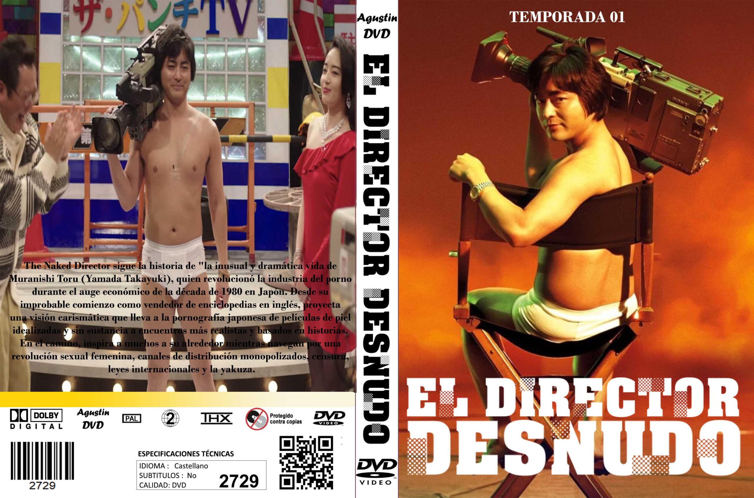 2729 – EL DIRECTOR DESNUDO – TEMP 01 – Catalogo DVD