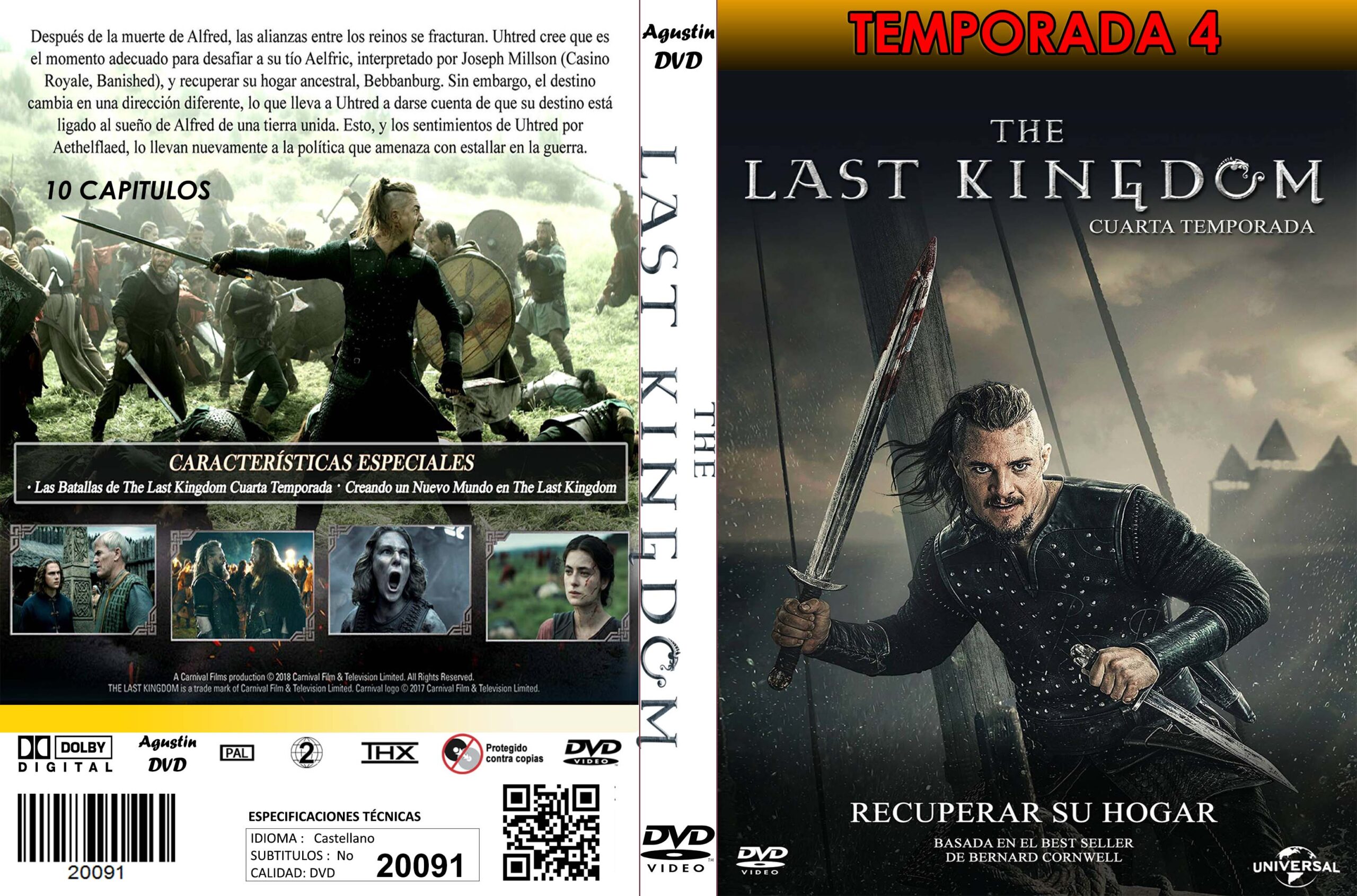 20091 THE LAST KINGDOM TEMPORADA 4 Catalogo DVD